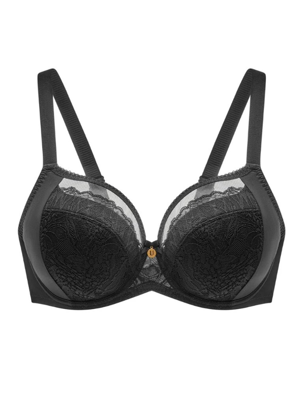 Understance 34K US 34H UK Paige black lace bra